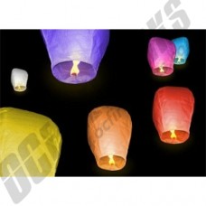 Sky Lantern Assorted Colors (Low Cost Shipping)